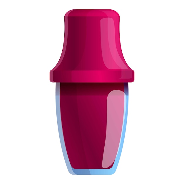Icono del color de la uña de gel Icono vectorial del color de las uñas de gel para el diseño web aislado sobre fondo blanco
