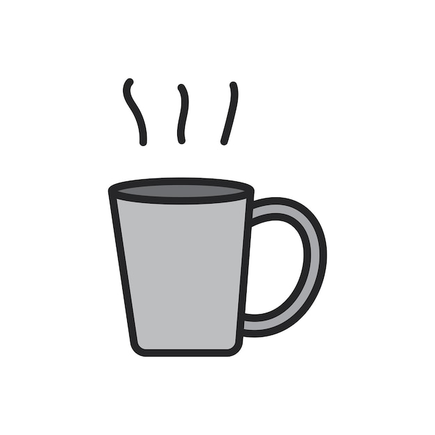 icono de color de vidrio Ilustración vectorial aislada en fondo blanco