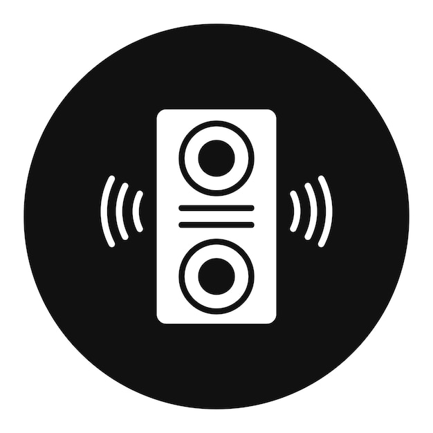 Icono de la columna de música inteligente