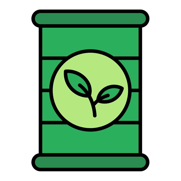 Icono de combustible ecológico