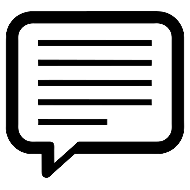 Icono de comentario