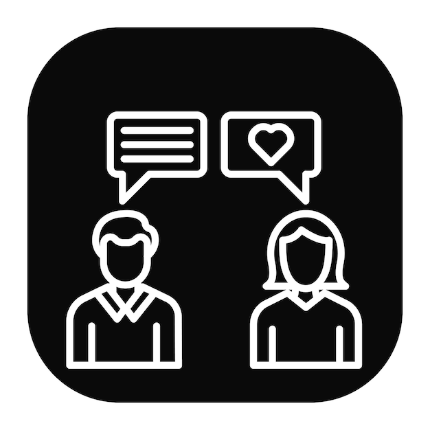 Icono de comentarios de los clientes
