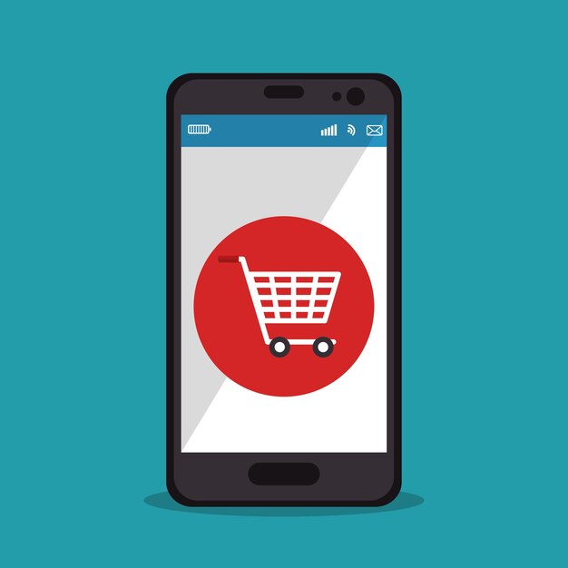 icono de comercio electrónico de negocios