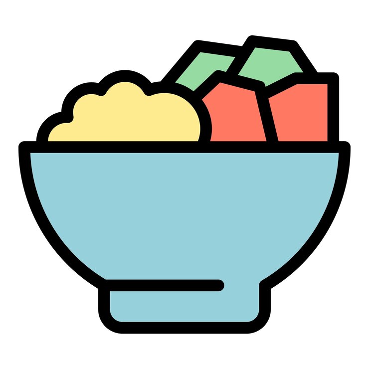 Vector icono de comida de fecha de almuerzo esquema icono de vector de comida de fecha de almuerzo para diseño web aislado en color plano de fondo blanco