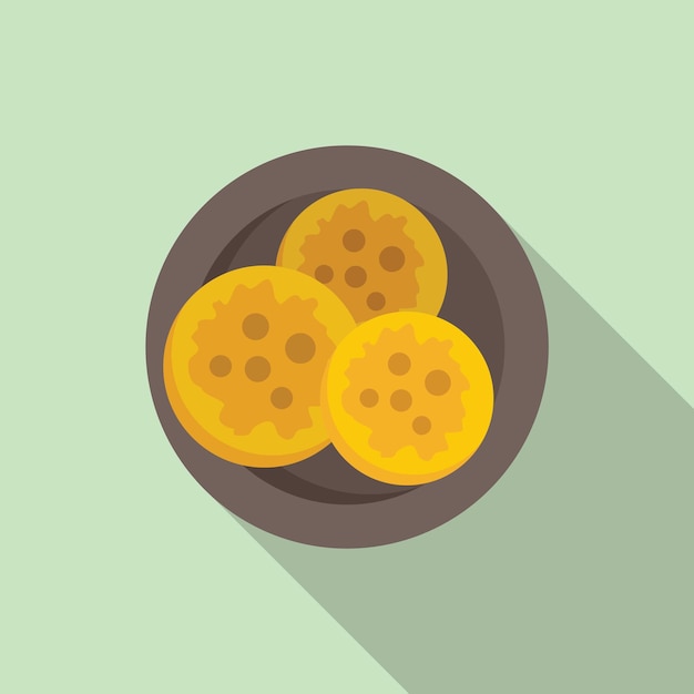 Icono de comida de Grecia Ilustración plana del icono de vector de comida de Grecia para diseño web