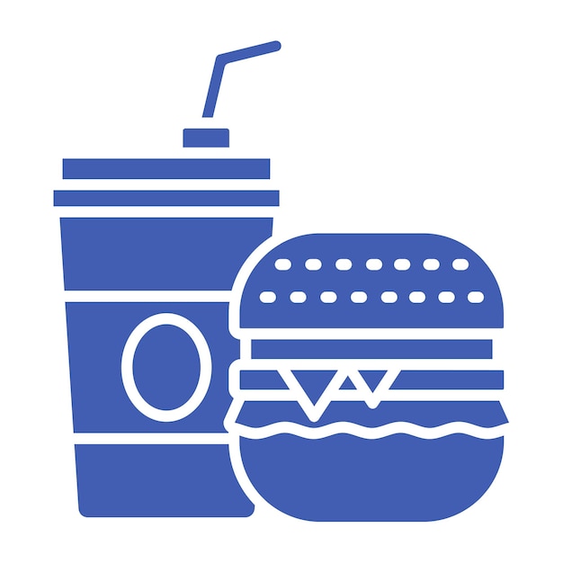 El icono de la comida rápida