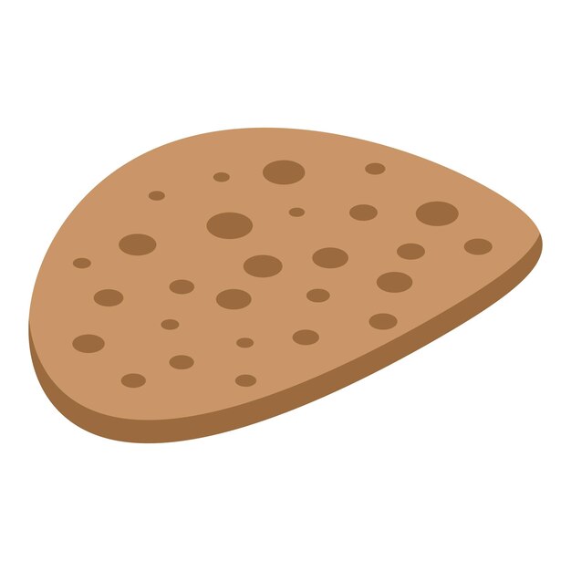 Icono de comida del restaurante vector isométrico salsa de comida de tortilla