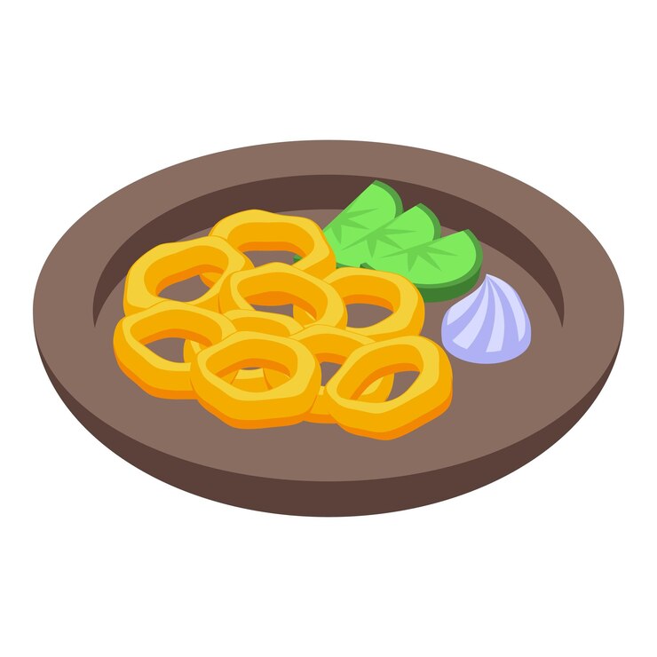 Vector icono de comida vegetal vector isométrico cocina española plato de paella