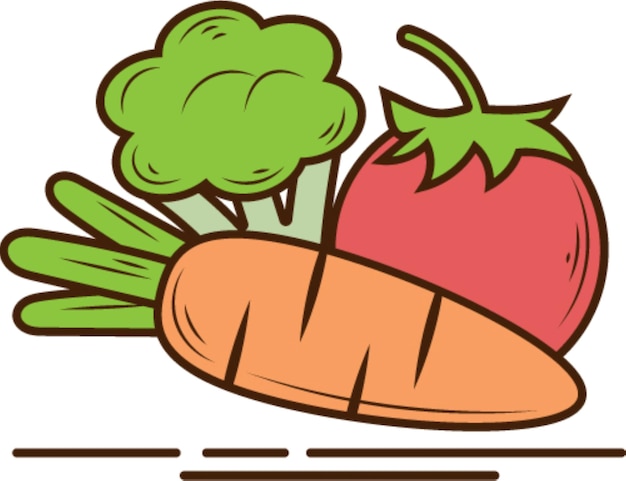 Icono de comida de verduras