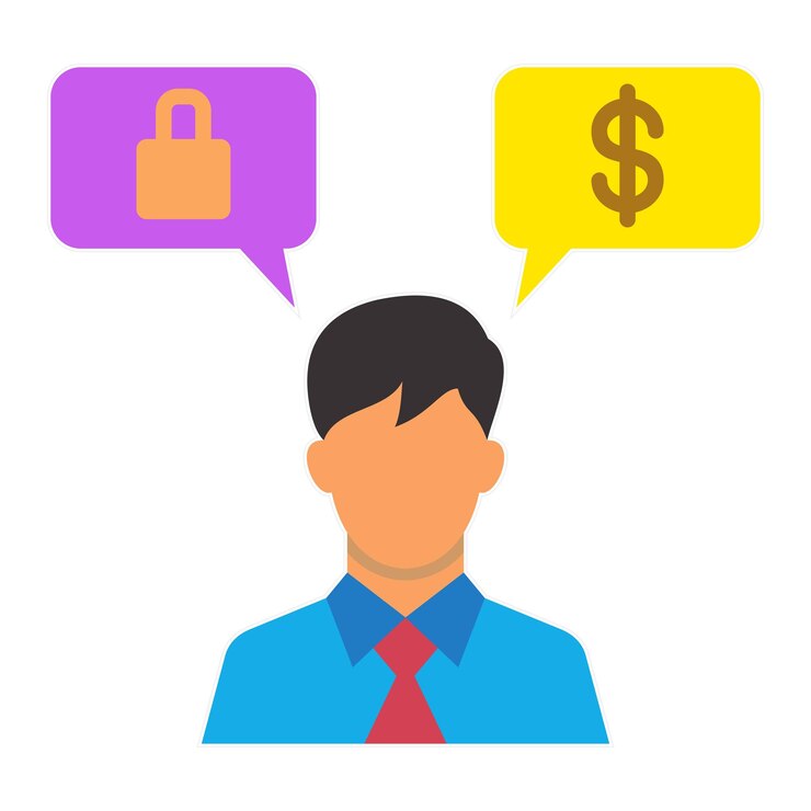 Vector icono del comportamiento del consumidor
