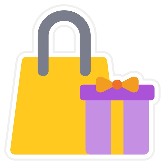 Icono de las compras de regalos