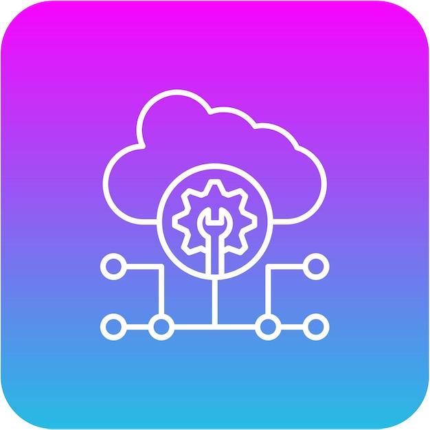 Icono de la computación en la nube
