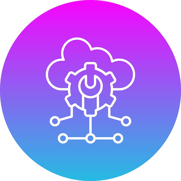 Icono de la computación en la nube