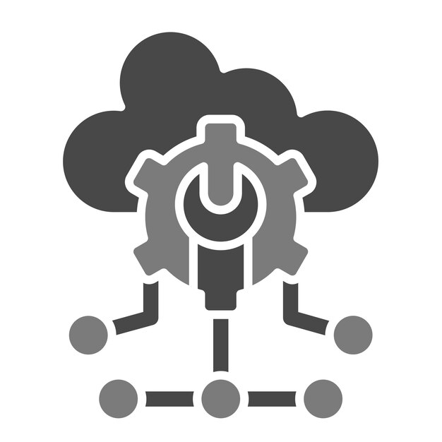 Icono de la computación en la nube