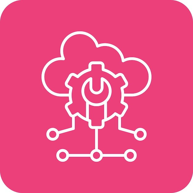 Icono de la computación en la nube