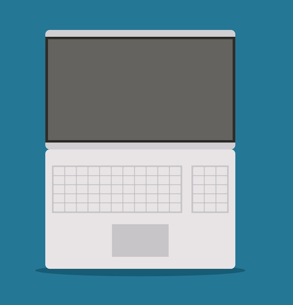 El icono de la computadora portátil
