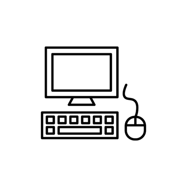 El icono de la computadora