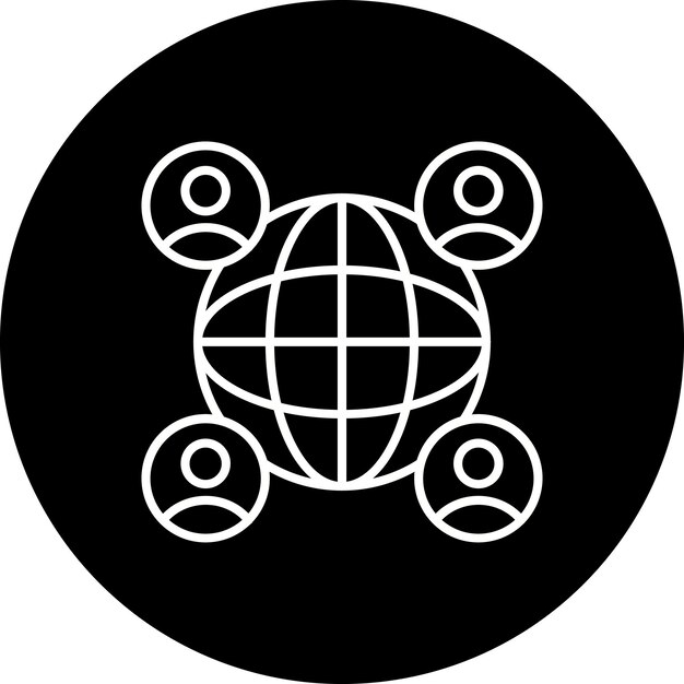 Icono de la comunicación global