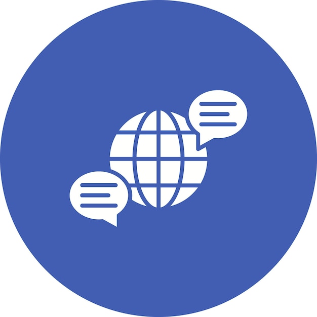 Icono de la comunicación global