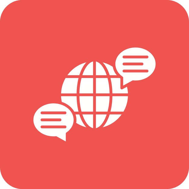 Icono de la comunicación global
