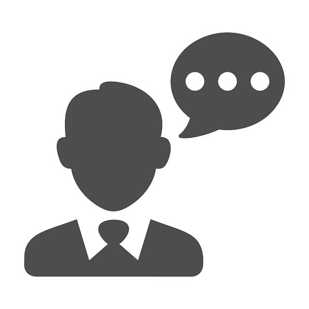 icono de comunicación vectorial
