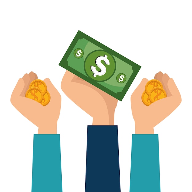 Icono del concepto de ahorro Crowdfunding