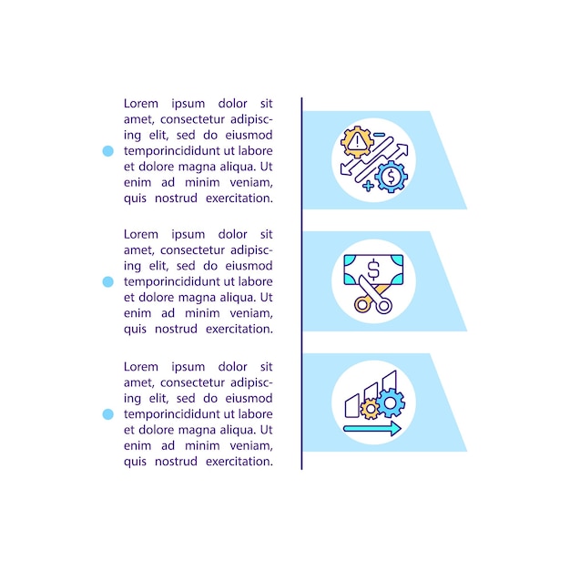 Icono de concepto de análisis de datos grandes con texto. plantilla de página ppt de autenticación y detección de fraude. tecnología blockchain. folleto, revista, elemento de diseño de folleto con ilustraciones lineales