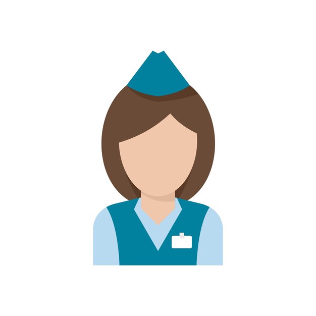 Icono de conductor de tren eléctrico Ilustración plana del icono de vector de conductor de tren eléctrico para diseño web