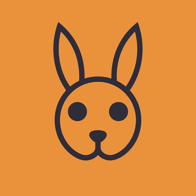 El icono del conejo lindo