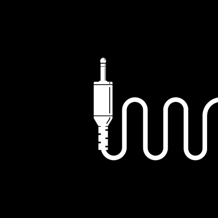 Vector icono de conexión de audio