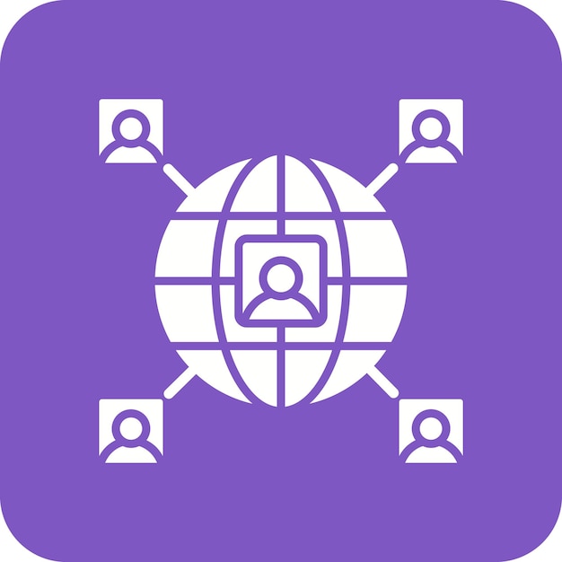 Ícono de conexión global