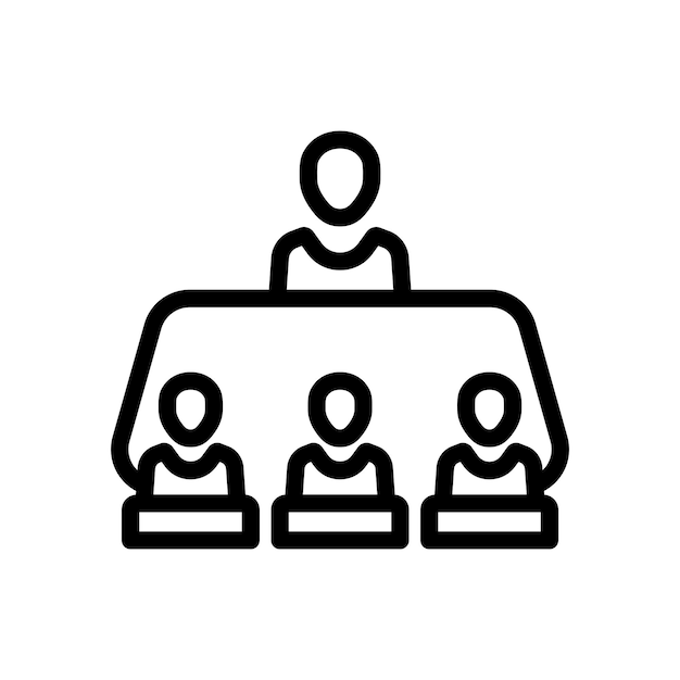 Icono de la conferencia de negocios