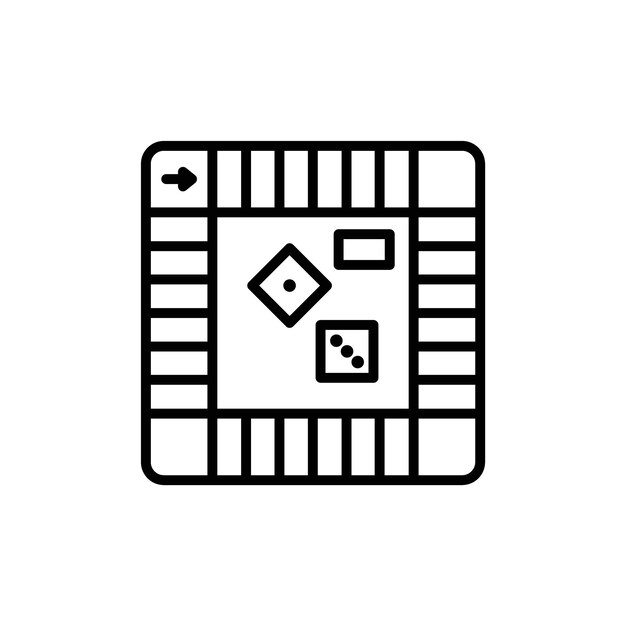 Icono de configuración de juegos para actividades de entretenimiento