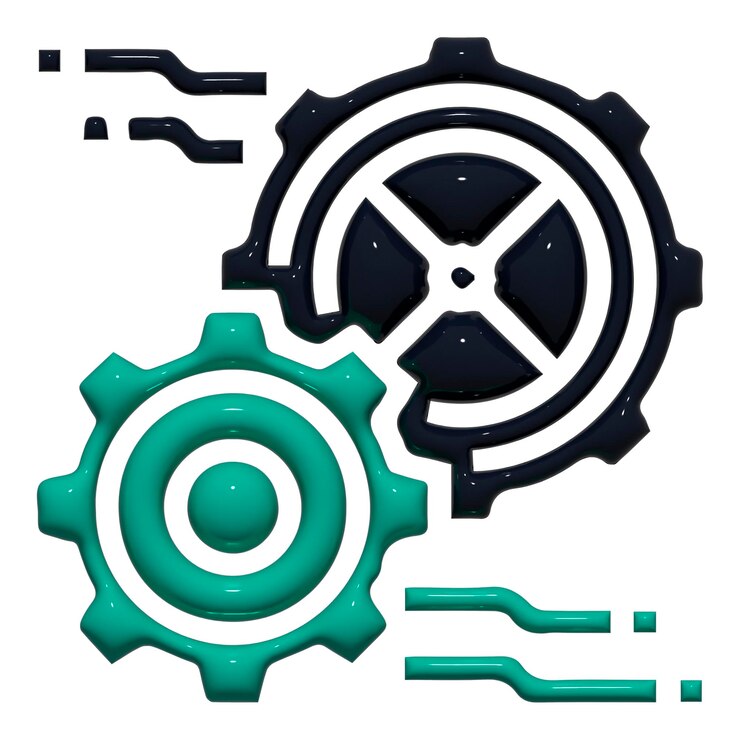 El icono de configuración del mecanismo de engranaje dinámico