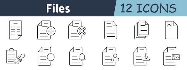Ícono de conjunto de documentación de archivos Informes oficiales Listas de aprobación de archivos de salud Información del usuario Notificaciones opciones de descarga Almacenamiento de archivos herramientas digitales
