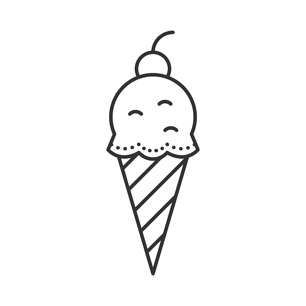 icono de cono de helado