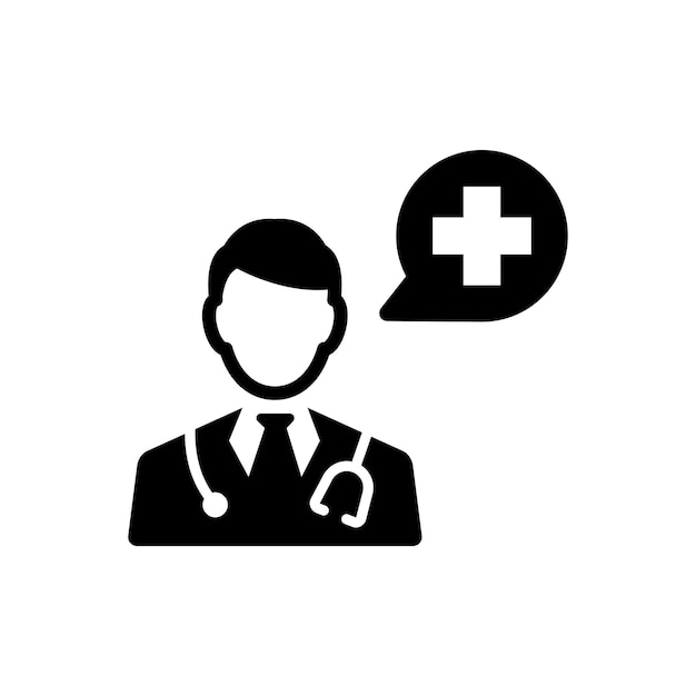 El icono de consejo del médico
