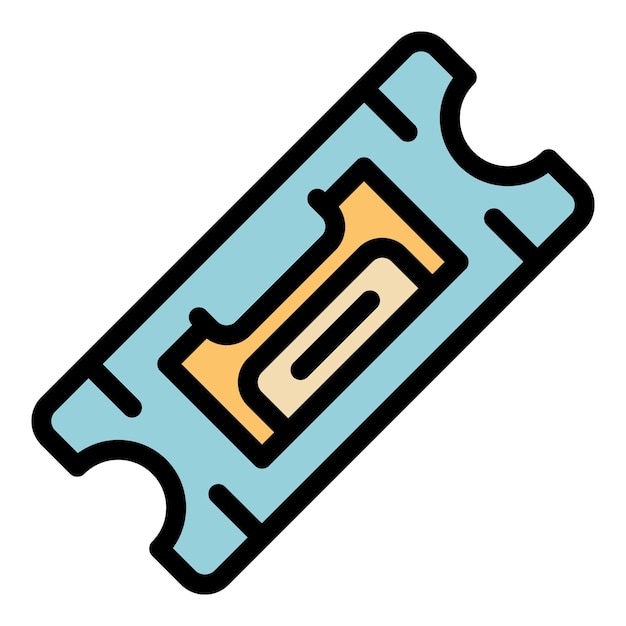 Icono de construcción de carreteras Contorno de construcción de autopistas Icono vectorial de color plano aislado