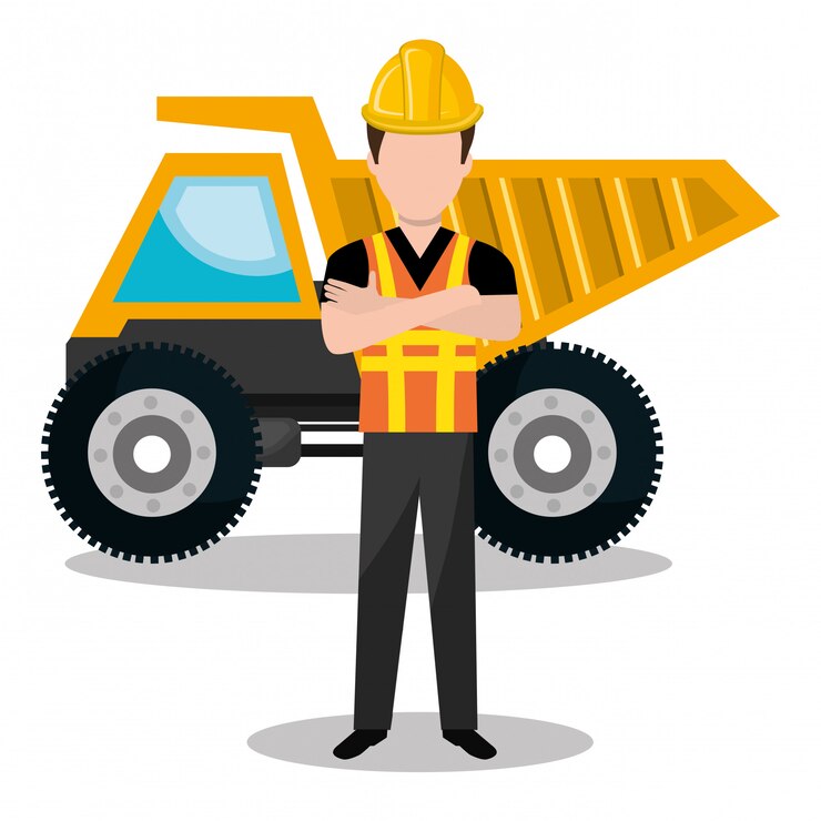 Vector icono de constructor constructor trabajador