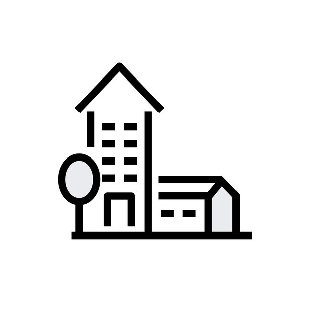 Icono del constructor del hospital