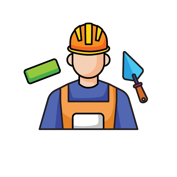 Vector icono del constructor