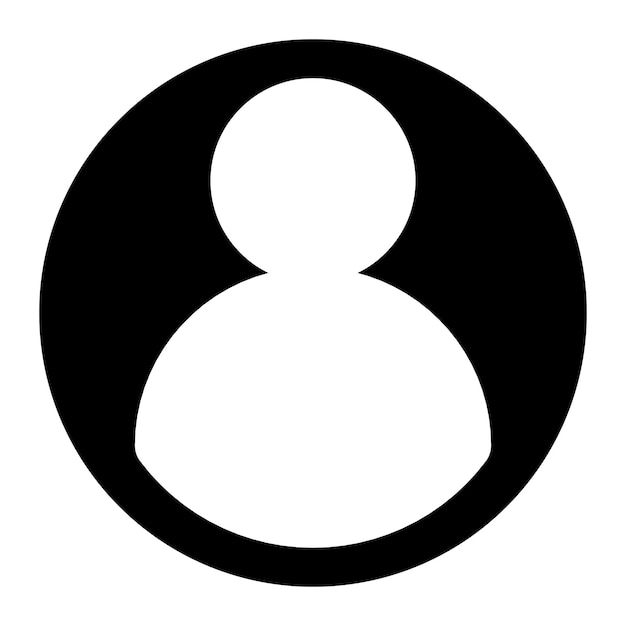 icono de contacto del perfil icono del avatar