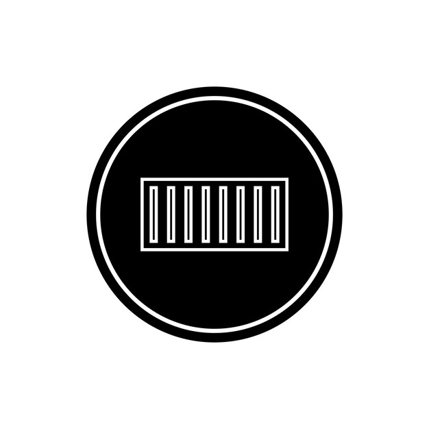 icono de contenedor plantilla vectorial ilustración diseño de logotipo