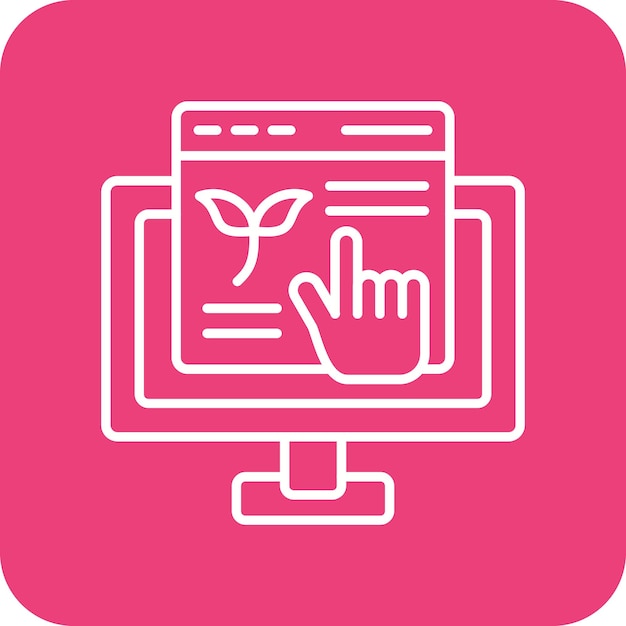 Icono de contenido orgánico