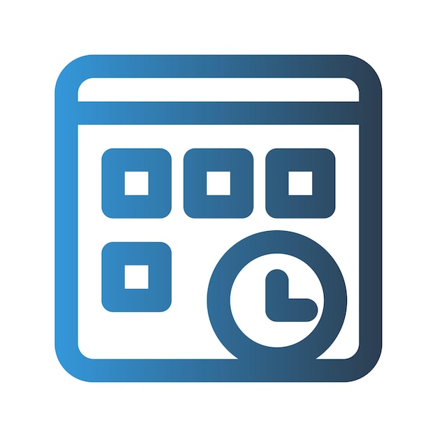 Icono de contorno de programación con colores de gradiente adecuados para interfaces de sitios web UI y aplicaciones móviles