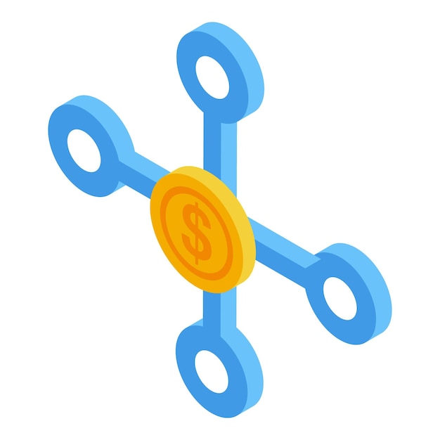 Icono de contraseña de caja de seguridad Isométrica del icono de vector de contraseña de caja de seguridad para diseño web aislado sobre fondo blanco