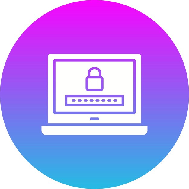 El icono de la contraseña