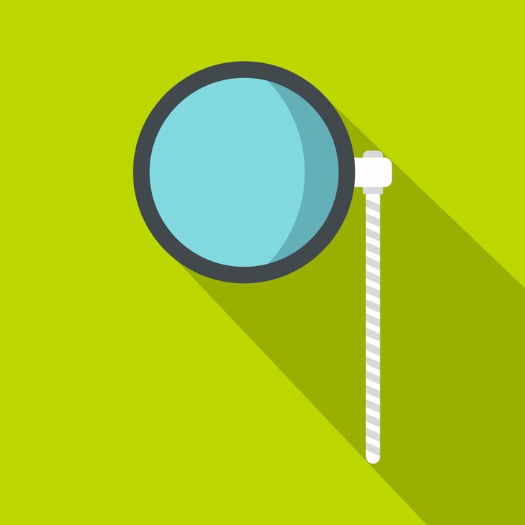 Vector icono de control de ojos ilustración plana del ícono vectorial de control de ojo para la web