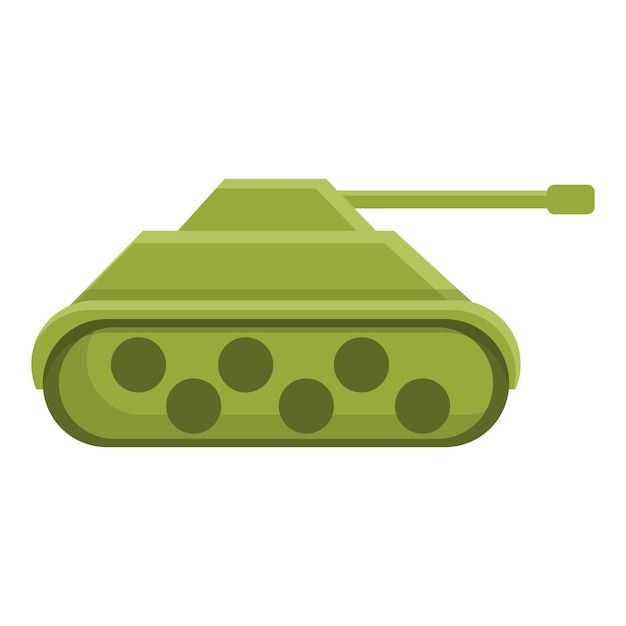 Icono de control remoto de juguete de tanque Caricatura de icono de vector de control remoto de juguete de tanque para diseño web aislado sobre fondo blanco