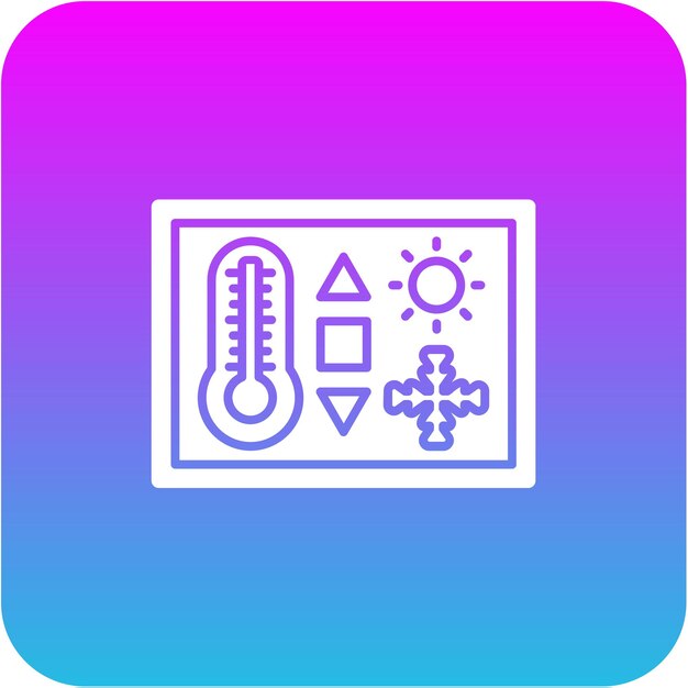 Icono de control de la temperatura